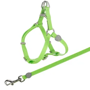 Nylon macskahám pórázzal 26-37cm/10mm, 1,20m